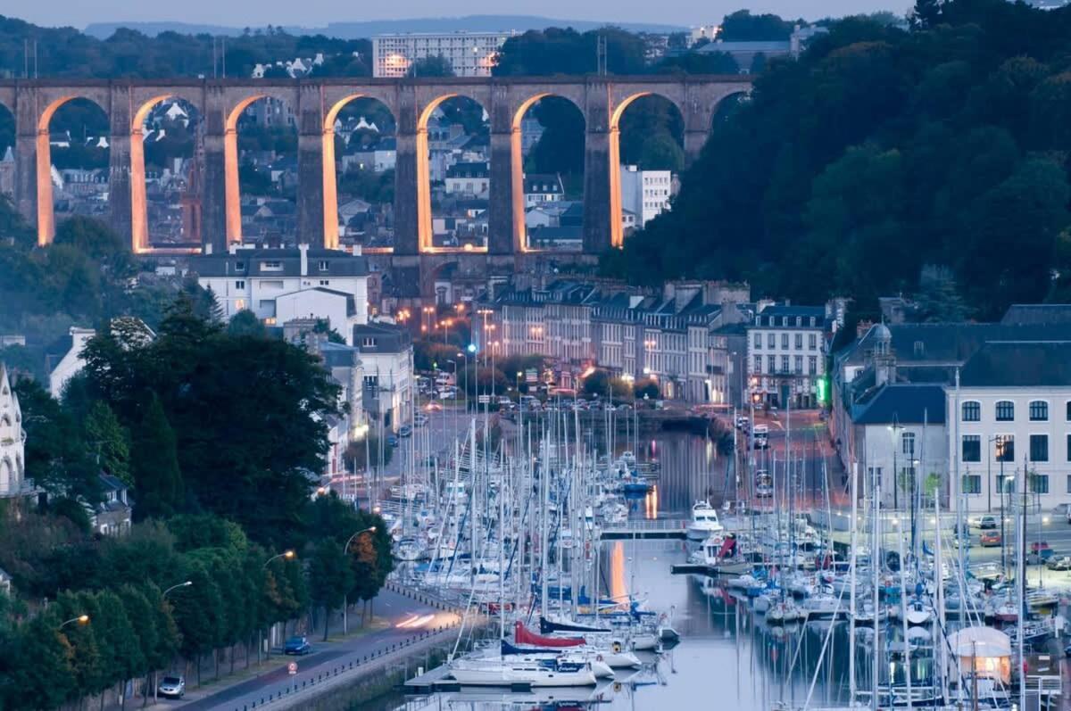 Kermartin - Maison De Famille Avec Vue Sur La Baie De Morlaix Plouézocʼh エクステリア 写真