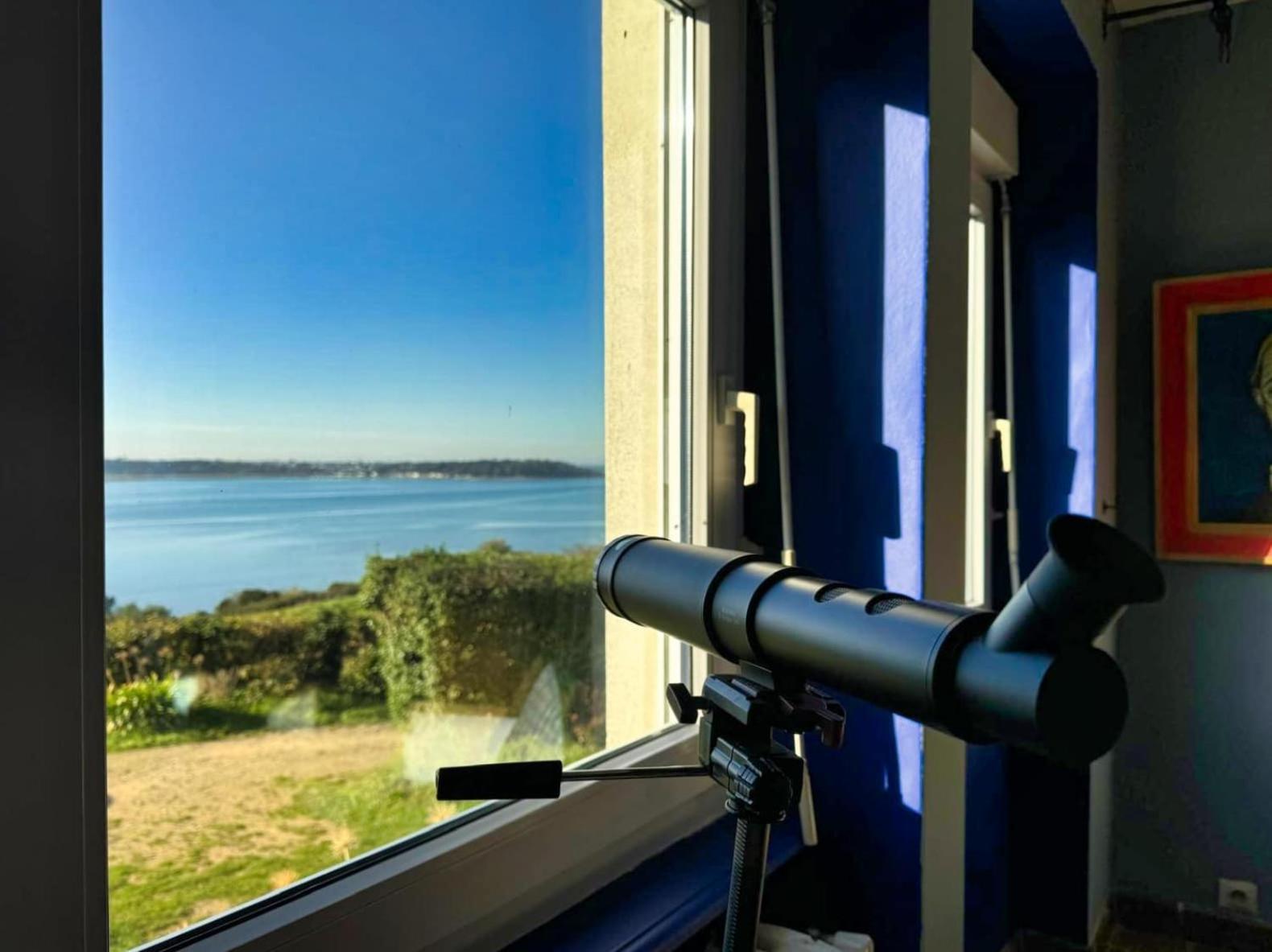 Kermartin - Maison De Famille Avec Vue Sur La Baie De Morlaix Plouézocʼh エクステリア 写真